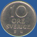 10 эре Швеции 1968 года