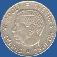 1 крона Швеции 1967 года