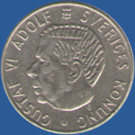 1 крона Швеции 1973 года