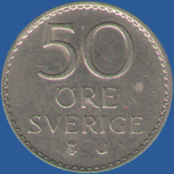 50 эре Швеции 1973 года